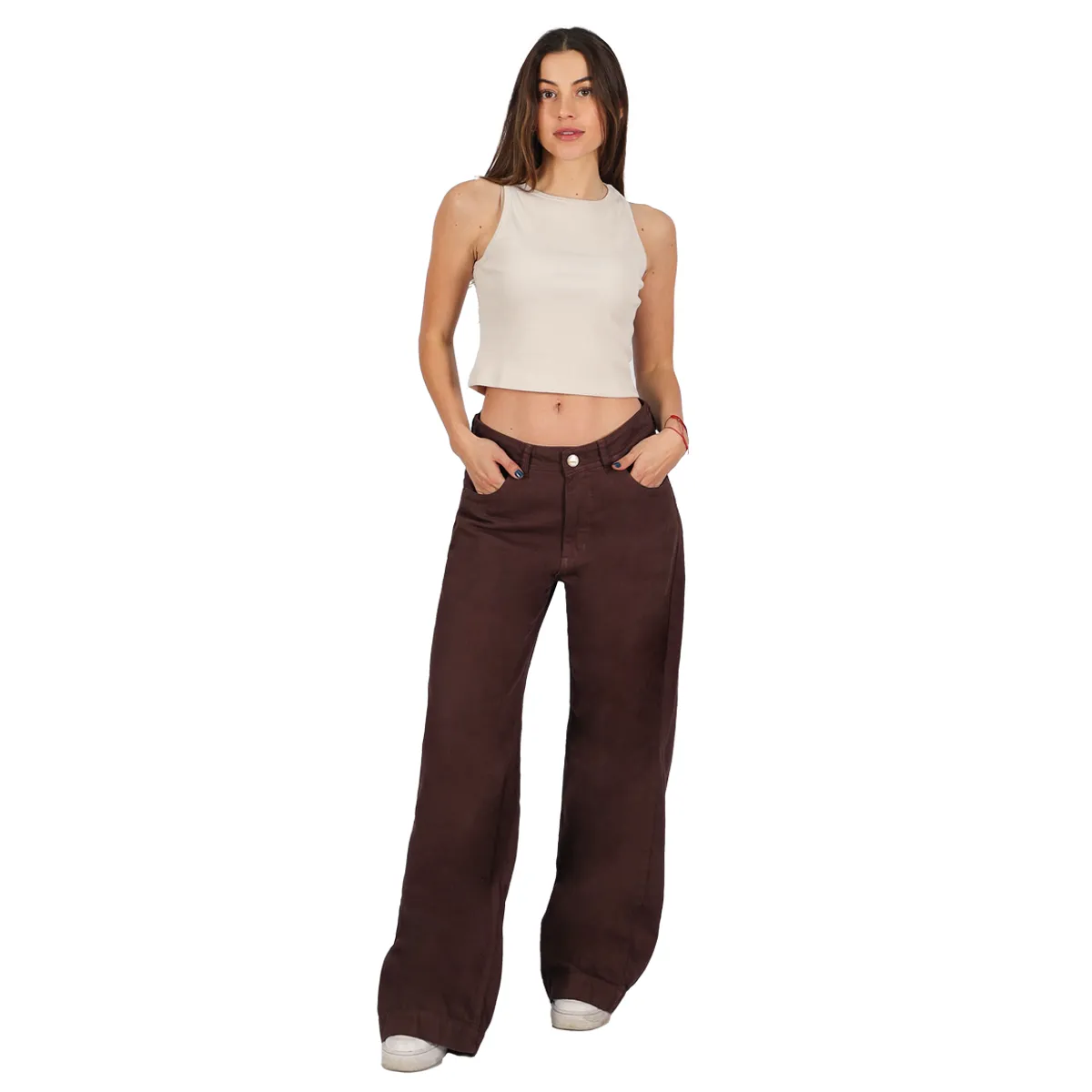 DIVINO JEANS - Jeans Bianca V Café Divino Jeans