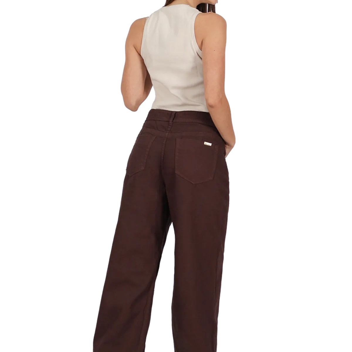 DIVINO JEANS - Jeans Bianca V Café Divino Jeans