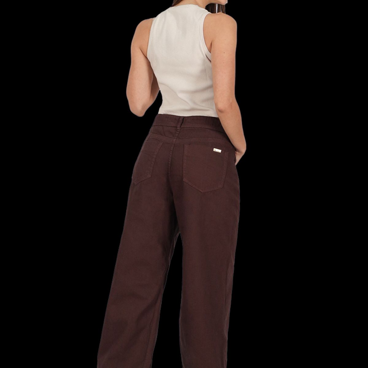 DIVINO JEANS - Jeans Bianca V Café Divino Jeans