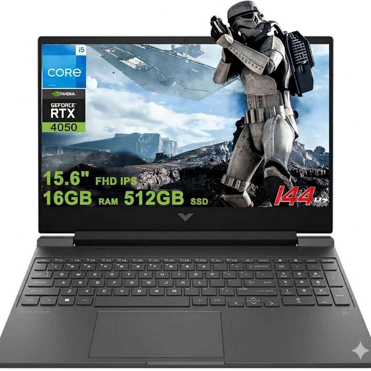 HP - Notebook Gamer HP Victus 15.6 FHD 144Hz Intel Core i5-13420H 16GB RAM 512GB SSD Nvidia RTX 4050