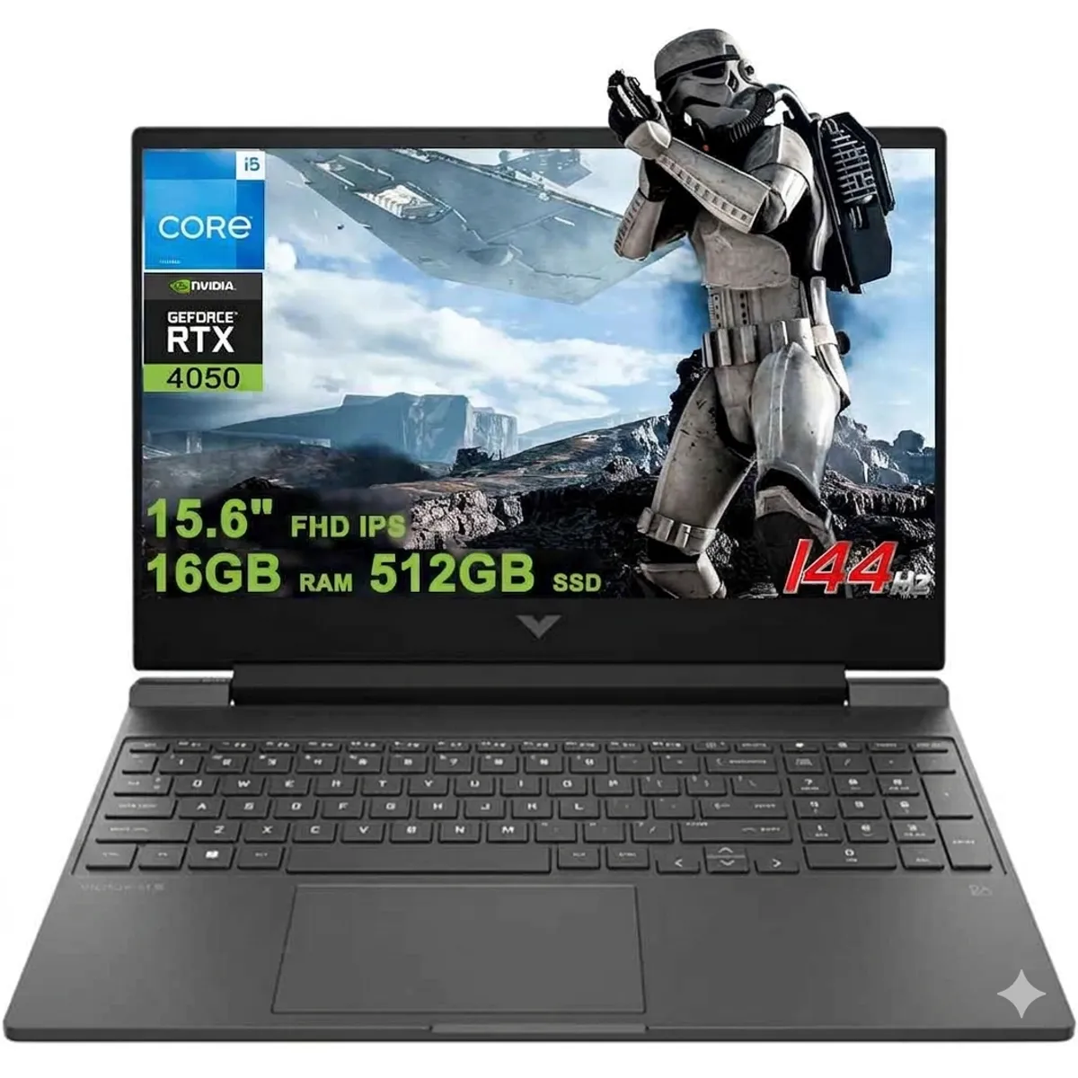 HP - Notebook Gamer HP Victus 15.6 FHD 144Hz Intel Core i5-13420H 16GB RAM 512GB SSD Nvidia RTX 4050