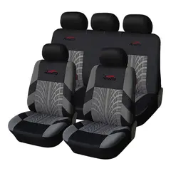 GENERICO - 9 Pcs Funda Cubre Asientos Auto Universal Forro Asiento Kit BELUG