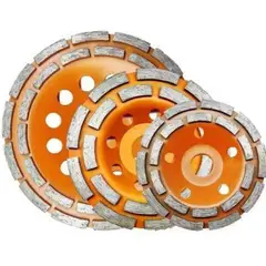 GENERICO - Copa Diamantada Doble Segmento Hormigon concreto marmol 7" - Abrastone