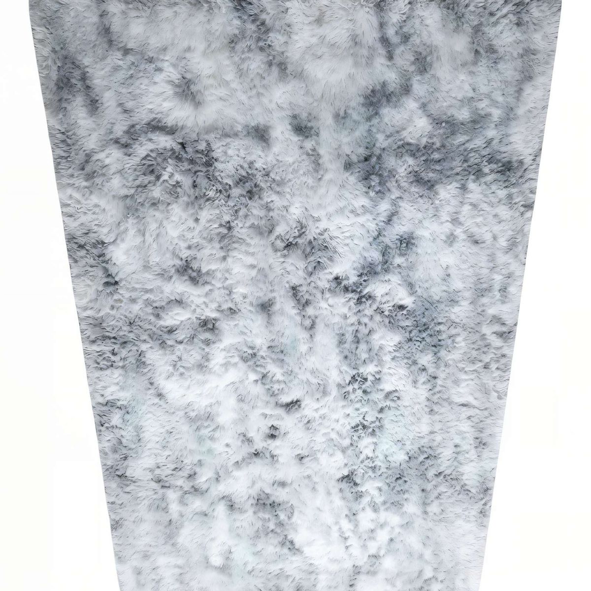 GENERICO - ALFOMBRA TEXTURA PELUDA  200X240   COLOR GRIS CLARO