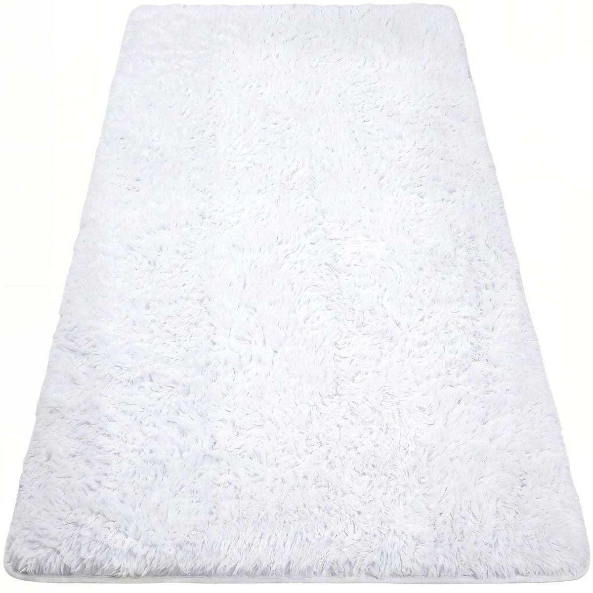 GENERICO - ALFOMBRA TEXTURA PELUDA TAMAÑO  200X240   COLOR BLANCO