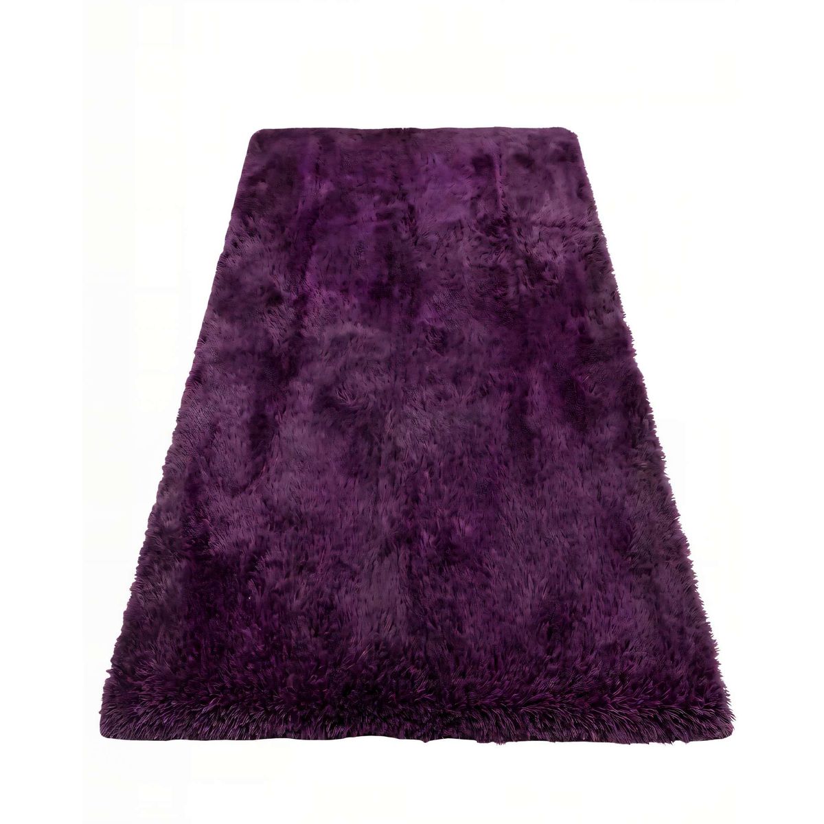GENERICO - ALFOMBRA TEXTURA PELUDA TAMAÑO  200X240   COLOR MORADO 2