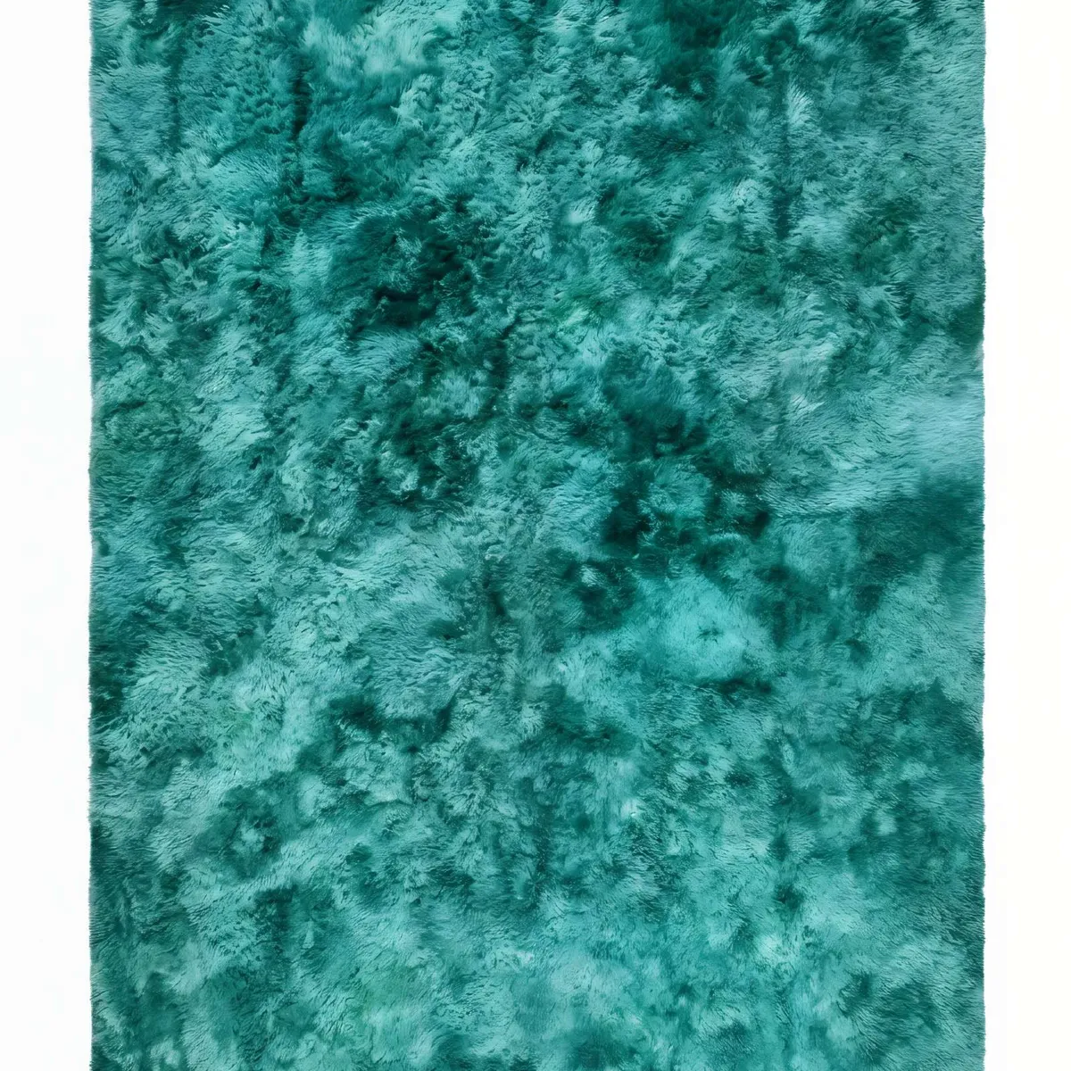 GENERICO - ALFOMBRA TEXTURA PELUDA TAMAÑO  200X240   COLOR VERDE1