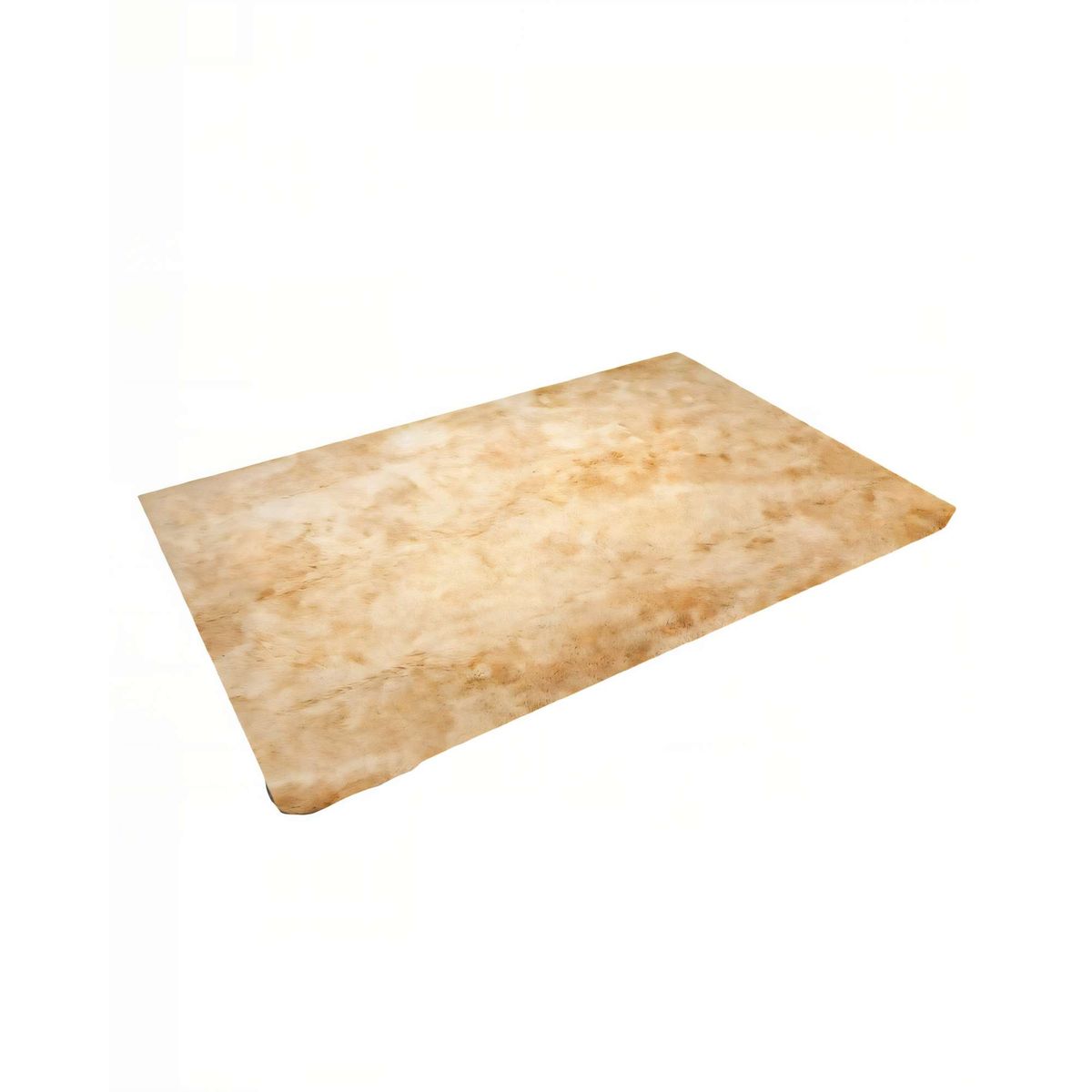 GENERICO - ALFOMBRA TEXTURA PELUDA TAMAÑO  200X300  COLOR BEIGE 1