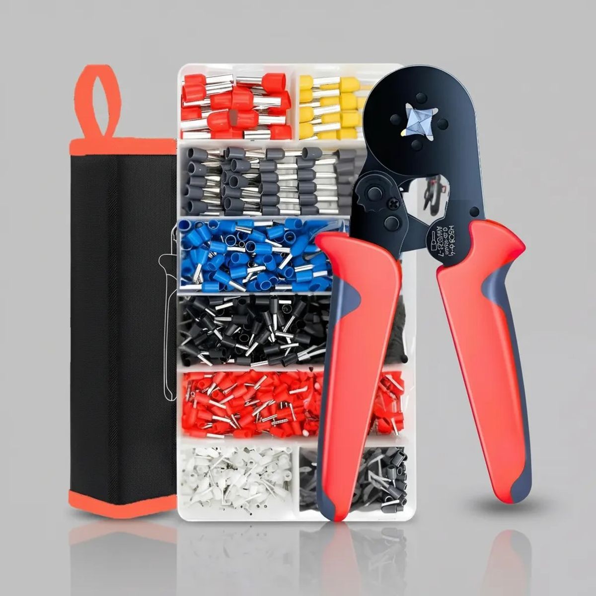 GENERICO - Kit Alicate Crimpador Terminales 2000