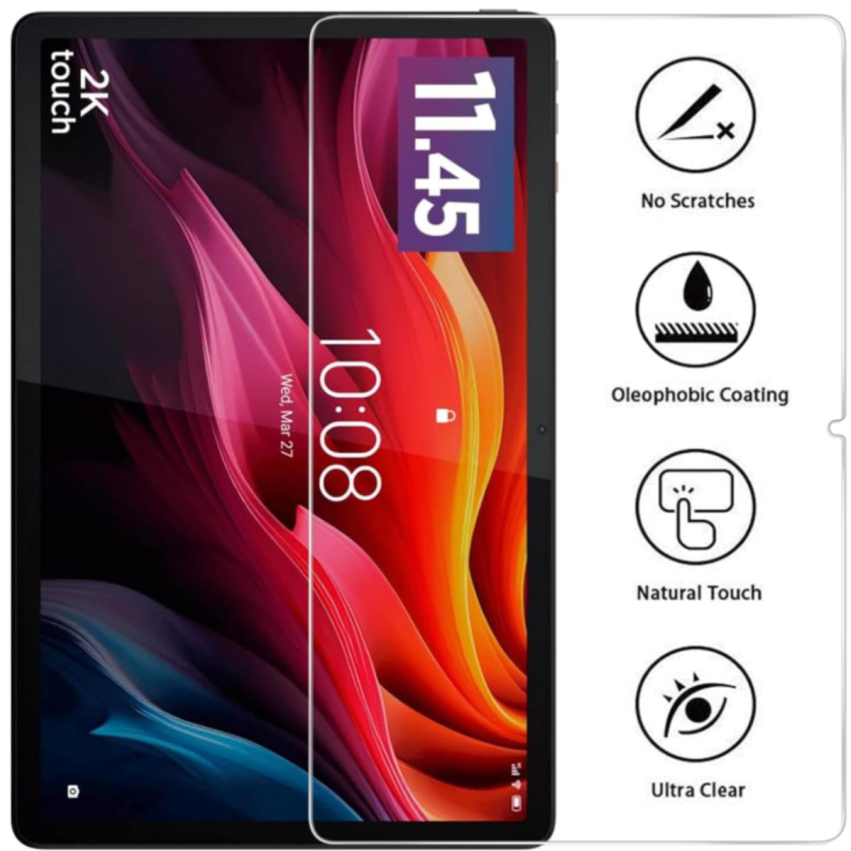 GENERICO - Lámina Mica Vidrio Para Tablet Lenovo K11 Plus 11.45 TB-325F