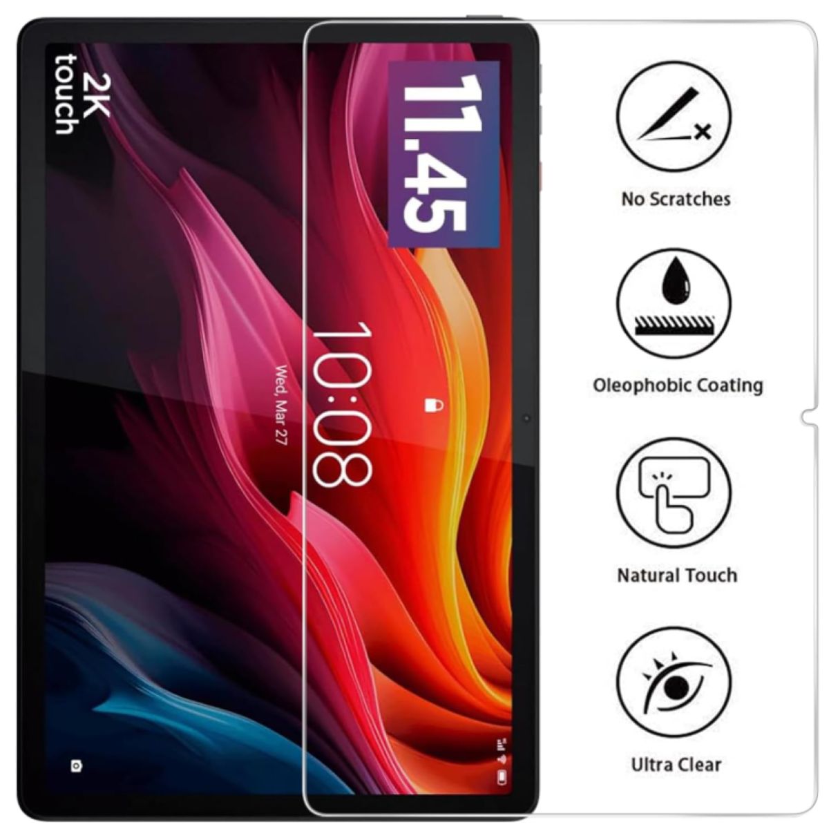GENERICO - Lámina Mica Vidrio Para Tablet Lenovo K11 Plus 11.45 TB-325F