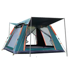 MOMO - Carpa Instant Camping 4 Personas Con 2 Puertas Y 2 Ventanas