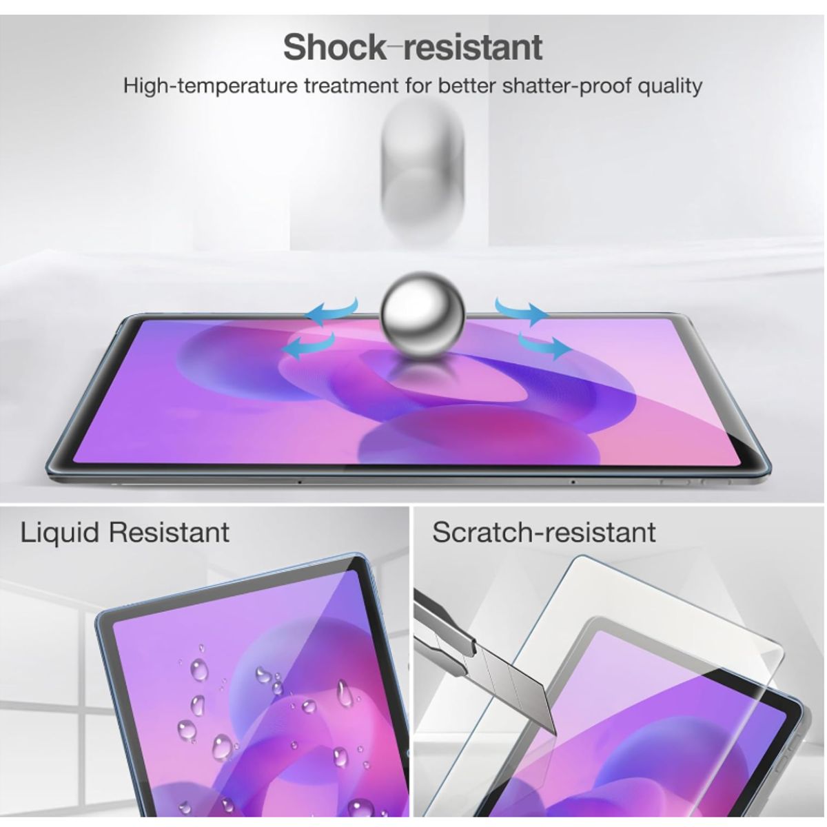 GENERICO - Lámina Mica Vidrio Templado Para Tablet Lenovo Idea Tab 11