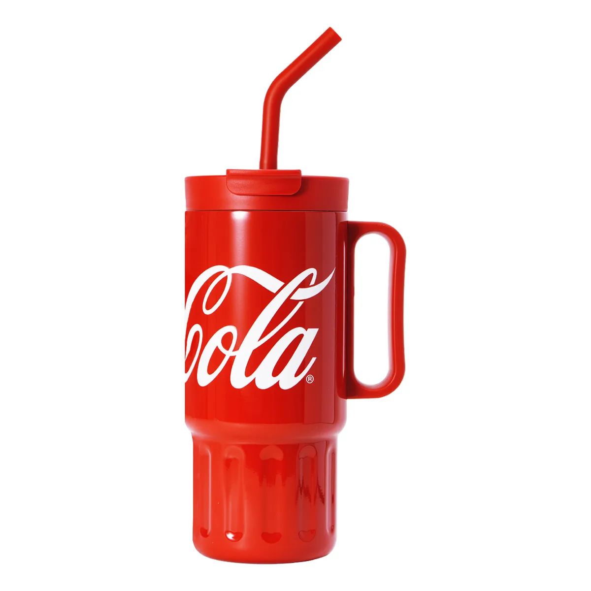 COCA COLA - COCA COLA Germ Termo Súper Tumbler Mug Vaso 1200ML Frío O Caliente Vaso Térmico Rojo