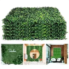 GENERICO - Pack 15 Unidades Pasto Palmeta Estilo Trebol Sintetico 60X40