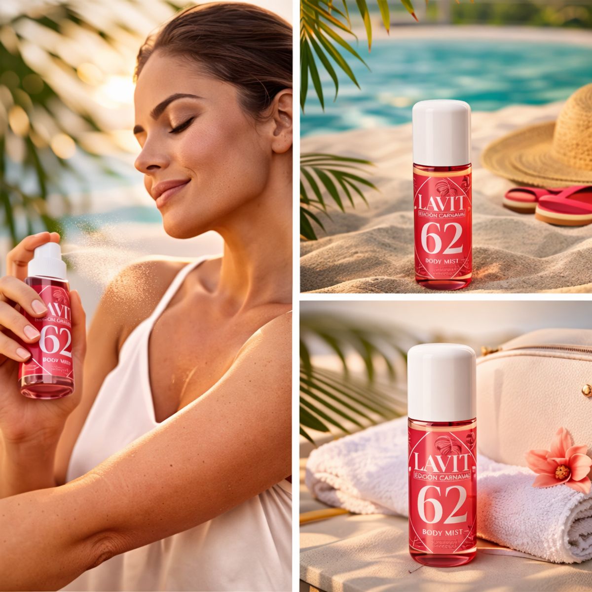 GENERICO - Splash body mist B062 lavit coral edición carnaval