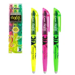 PILOT - Destacadores Borrebles Frixion Light Punta Biselada Set X3