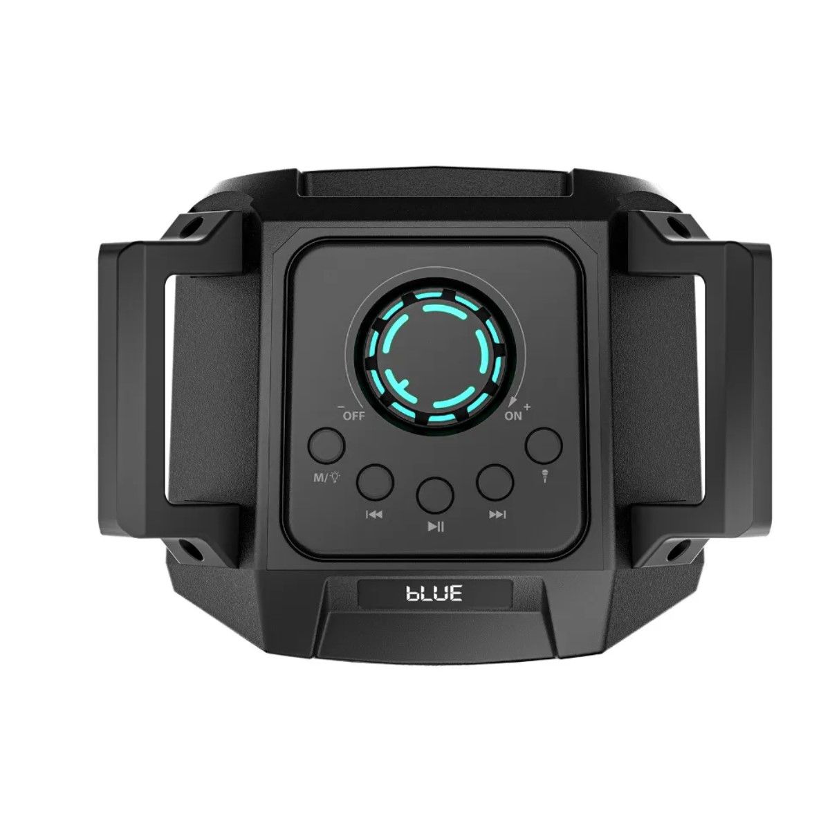 GENERICO - Parlante Bluetooth 5.0 Karaoke Mini Luxor 4 X2 True Wireless Con Micrófono Luces Led 10w Master-g Color Negro BELUG