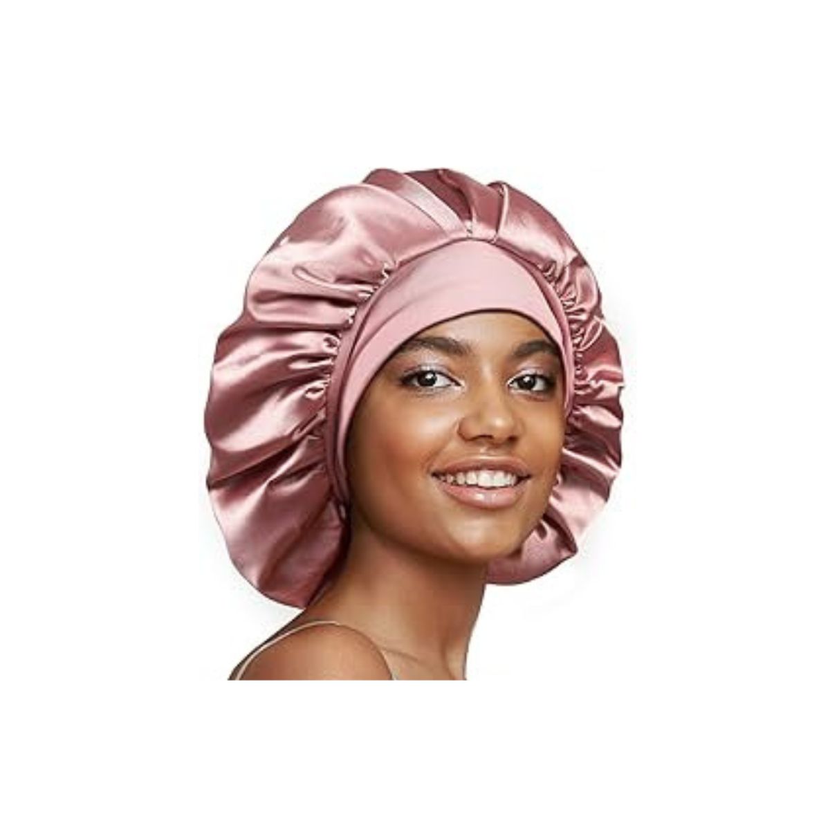 GENERICO - Gorro Satin Para Dormir Cabello Rizado Y Liso Evita Enredos