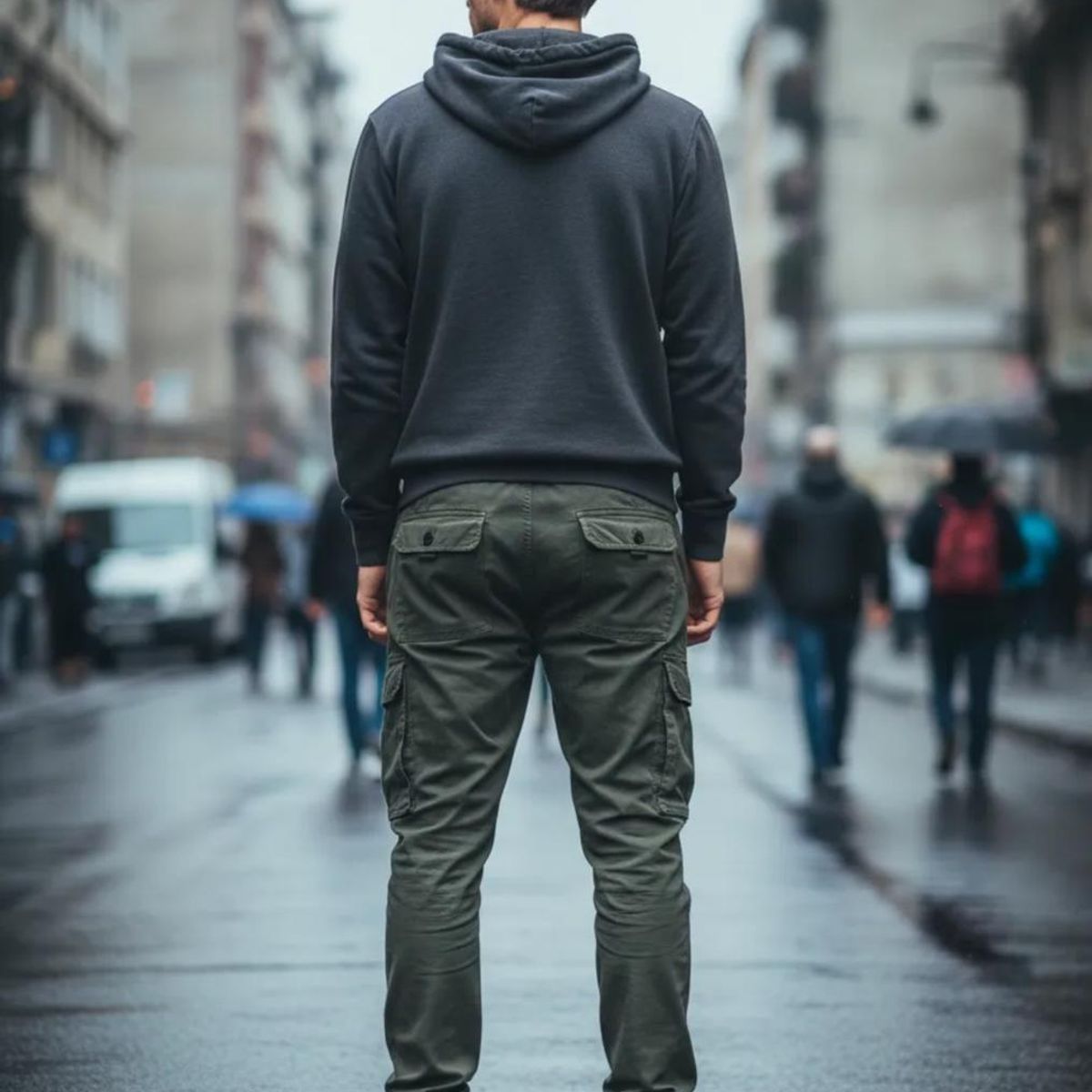 BLUE MOUNTAIN - Pantalón Joggers Cargo Hombre 66 PL