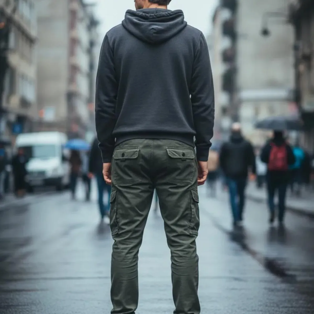 BLUE MOUNTAIN - Pantalón Joggers Cargo Hombre 66 PL