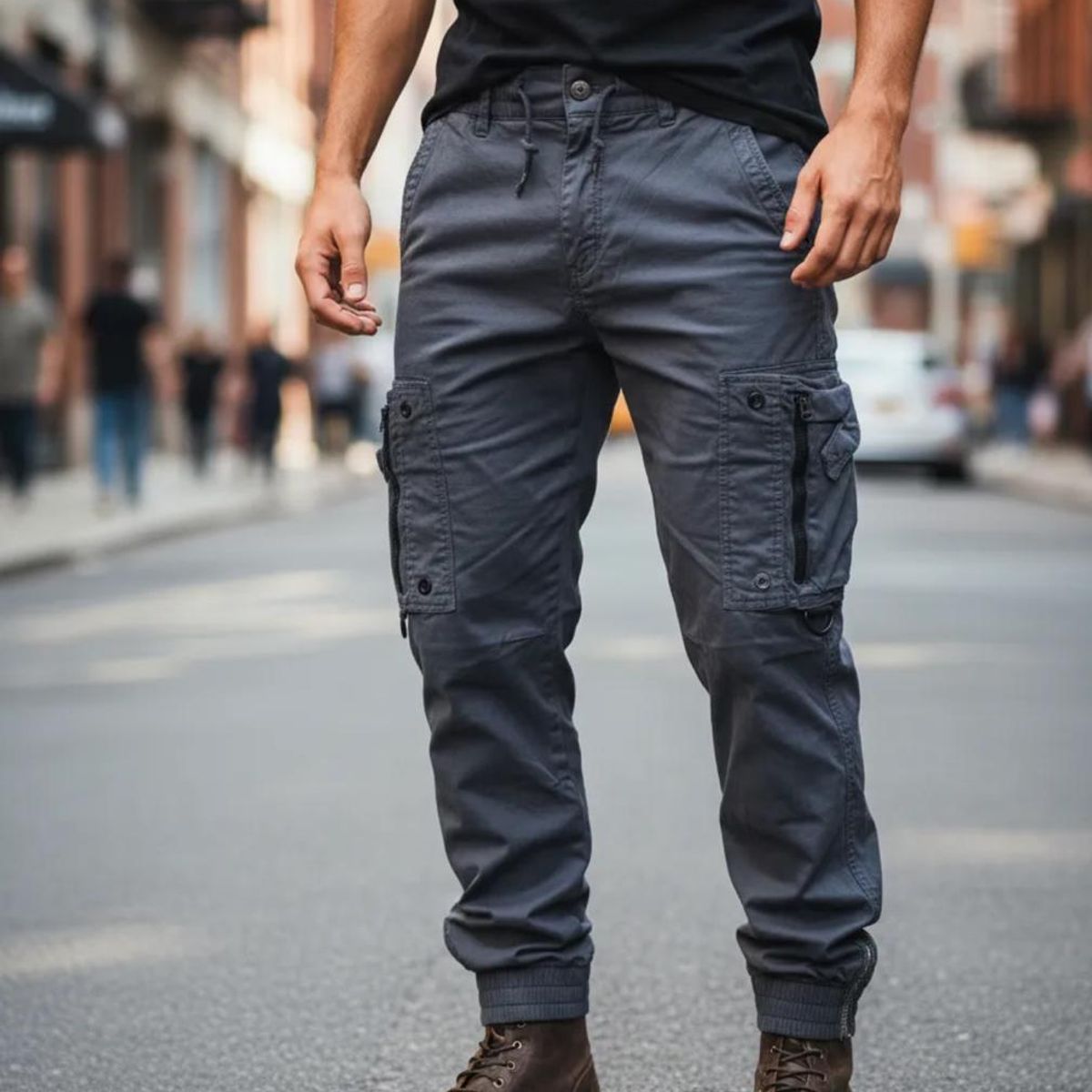 BLUE MOUNTAIN - Pantalón Joggers Cargo Hombre 66 PL