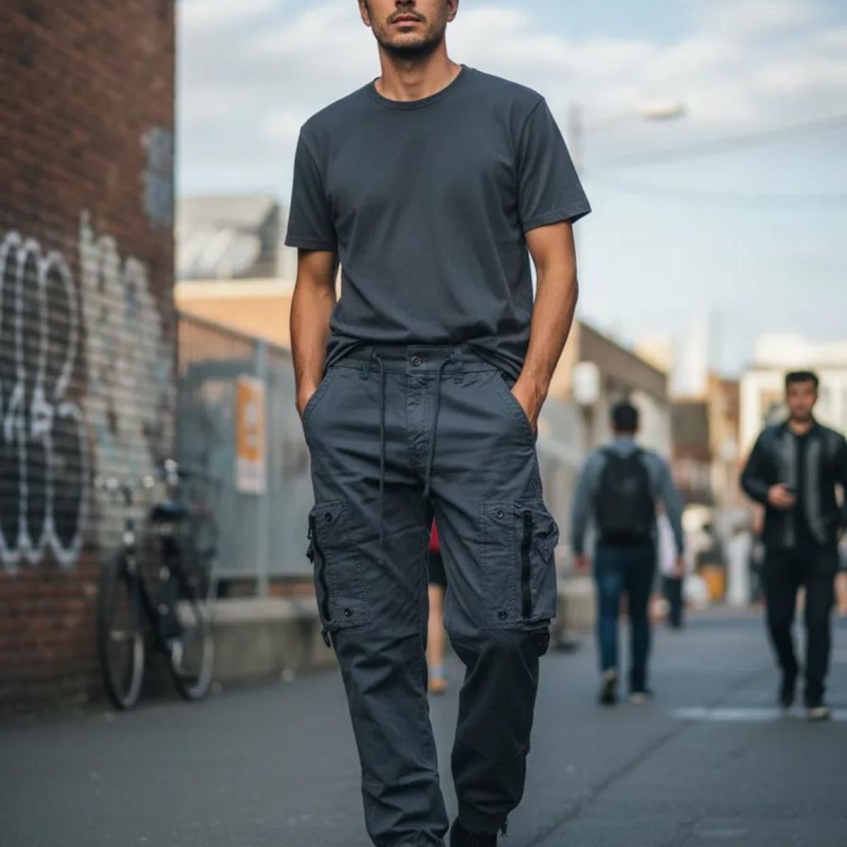 BLUE MOUNTAIN - Pantalón Joggers Cargo Hombre 66 PL