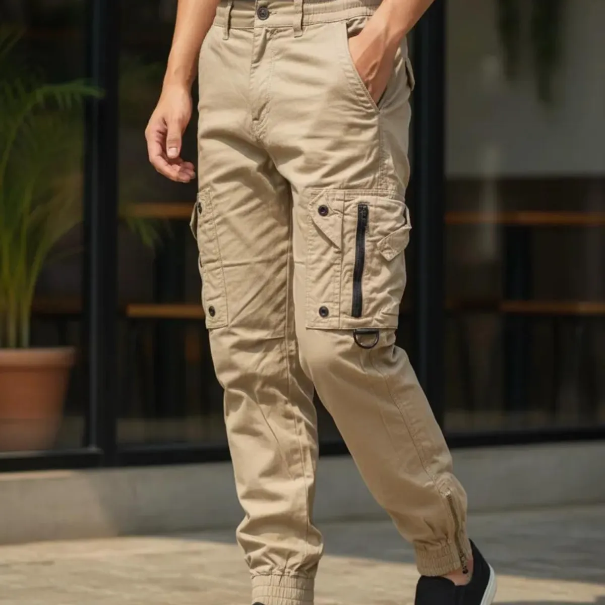 BLUE MOUNTAIN - Pantalón Joggers Cargo Hombre 66 PL