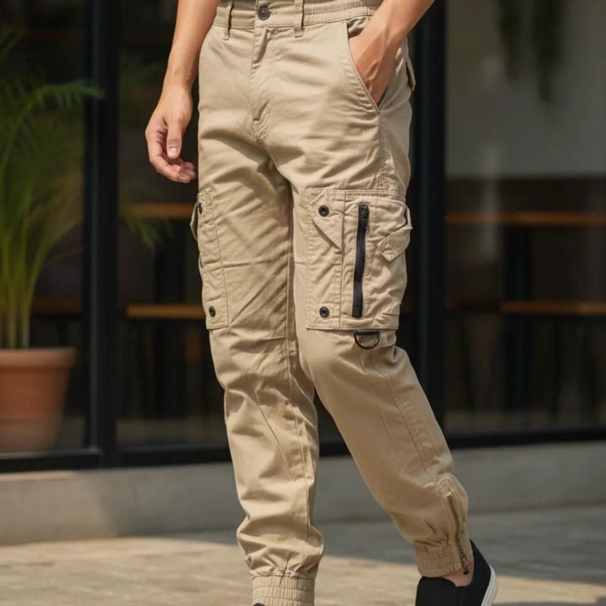 BLUE MOUNTAIN - Pantalón Joggers Cargo Hombre 66 PL