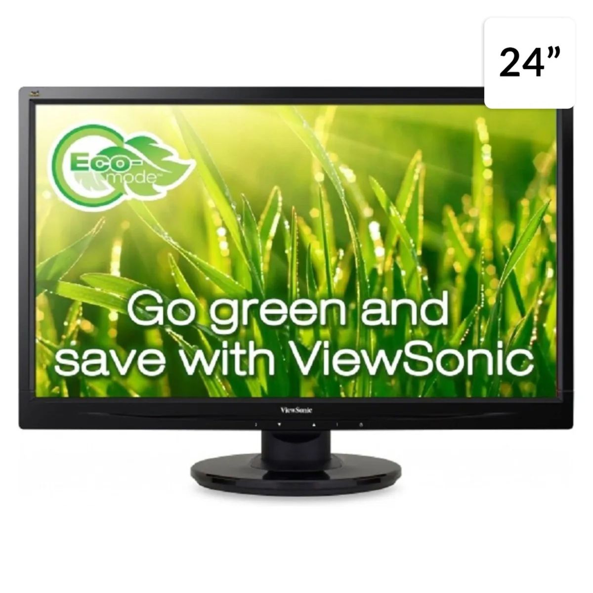 VIEWSONIC - ViewSonic 24″ LED  Full HD 1080p  Diseño Slim  Rendimiento Profesional