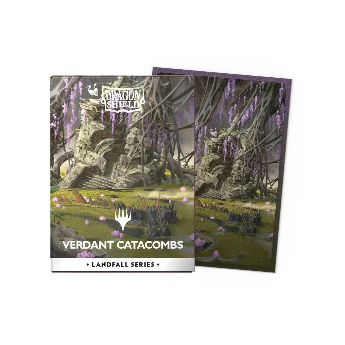 Dragon Shield - Protector Dragon Shield Matte MTG Landfall Verdant Catacombs