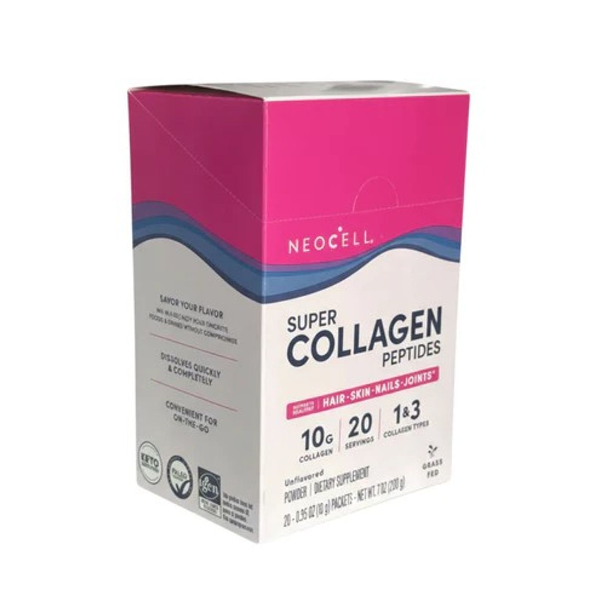 NEOCELL - COLAGENO PEPTIDOS SIN SABOR 20 STICKS - NEOCELL