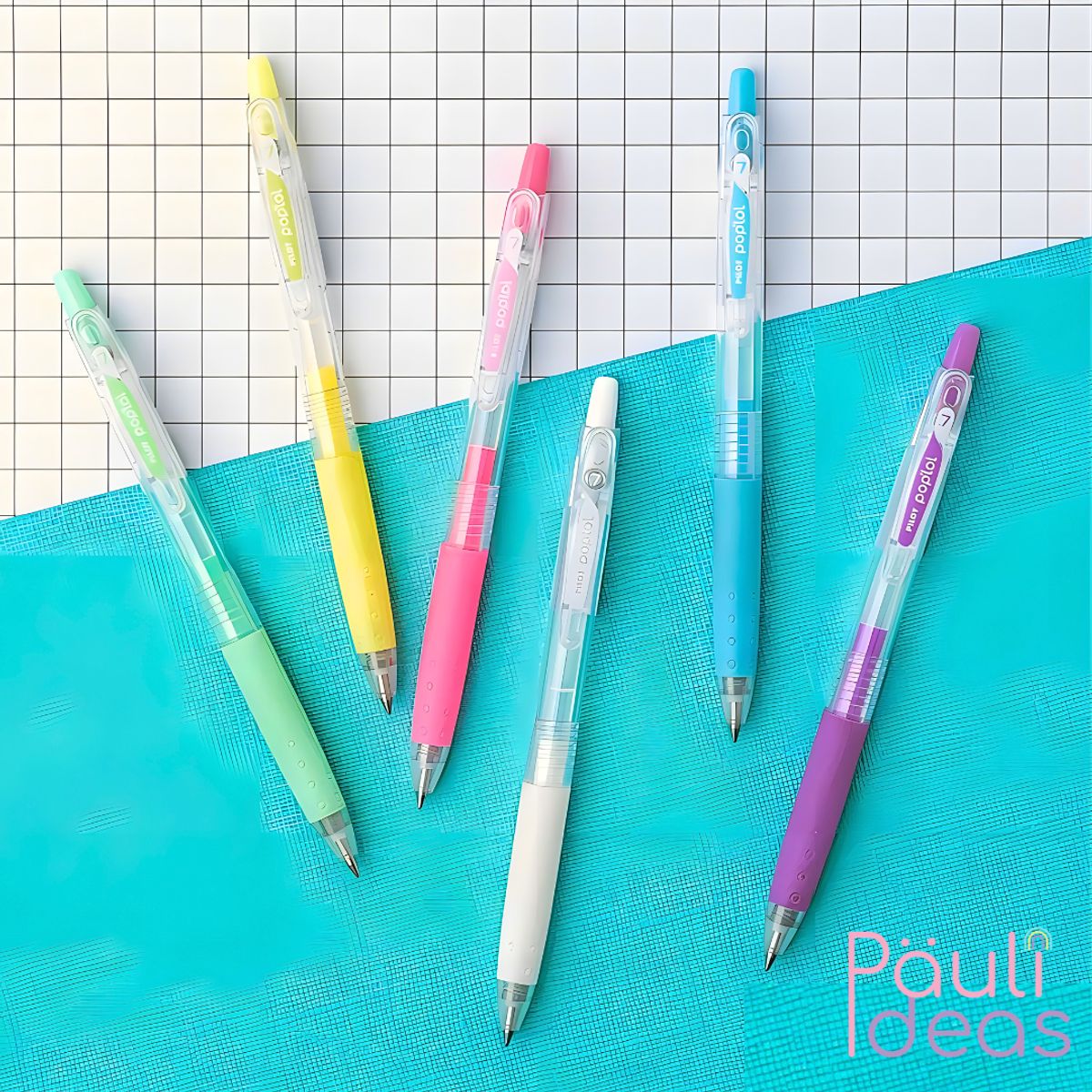PILOT - Lápices Tinta Gel 0.7mm Pilot Pop'lol Lover Set De 6 Pasteles