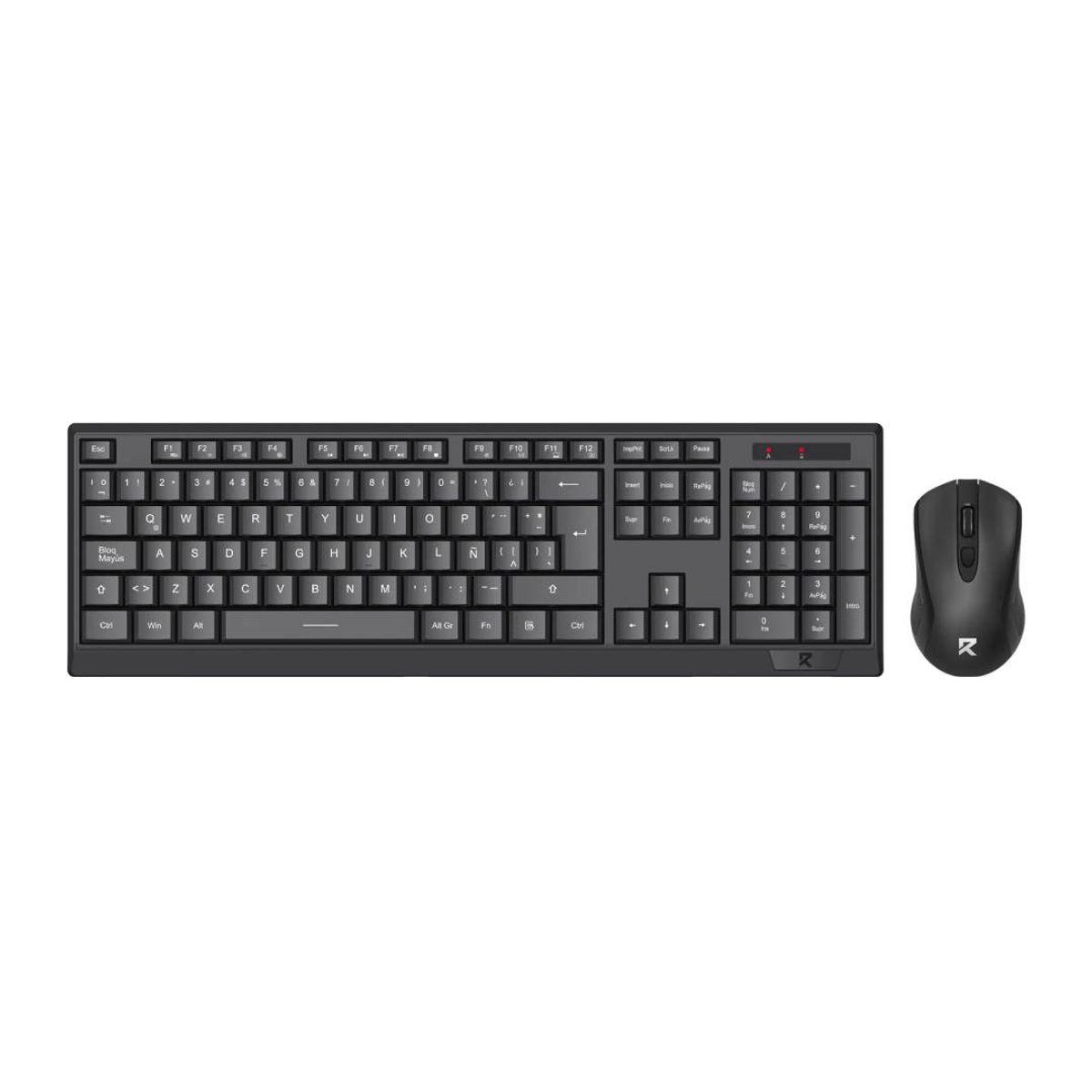 REDRAGON - Kit de Teclado y Mouse Redragon BK-8343 Español, Negro