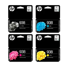 HP - 4 Tintas 938 Bcmy Originales Officejet 9130 9730 Serie c/iva