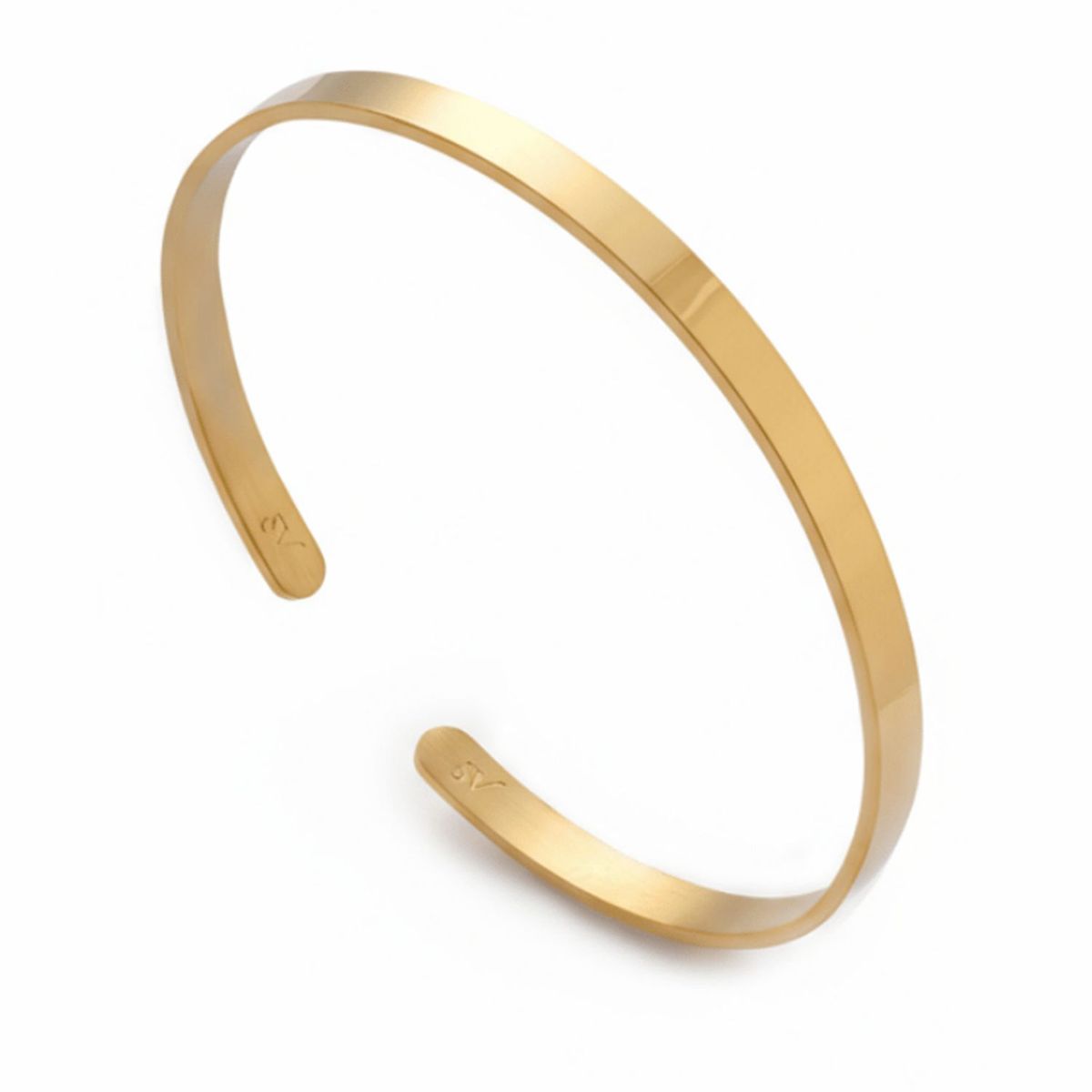SAINT VENIK - Brazalete Iconic Dorado Enchapado Confianza Elegancia Saint Venik