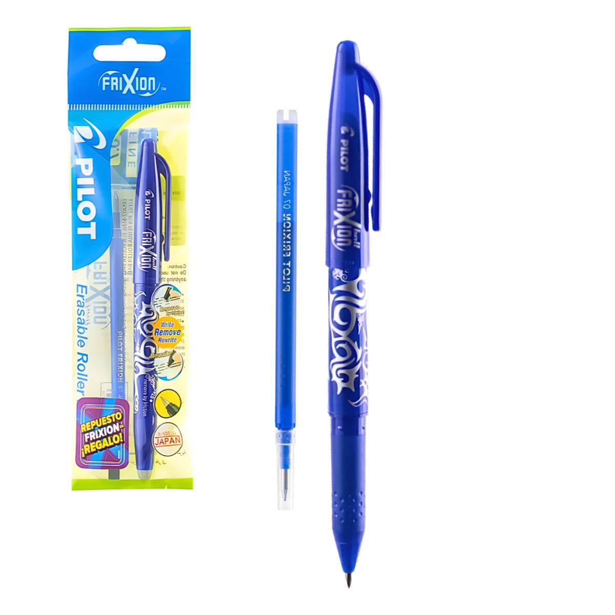 PILOT - Lápiz Gel Borrable Pilot Frixion Ball 0.7 Mm + Repuesto
