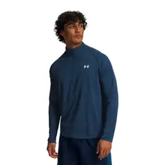 UNDER ARMOUR - Poleron UA Tech Textured Azul Hombre