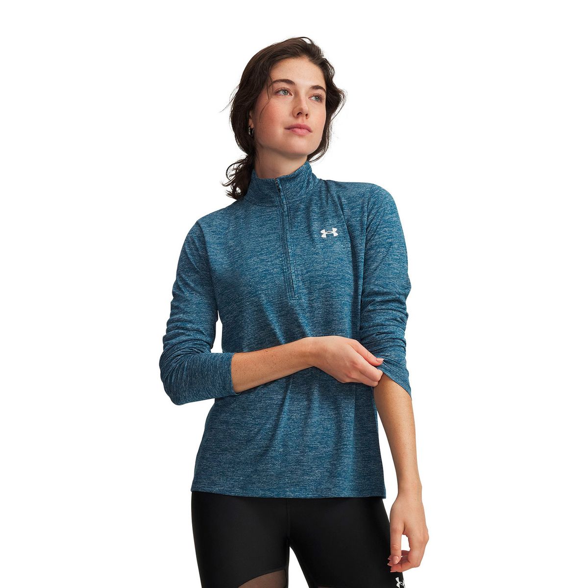 UNDER ARMOUR - Poleron UA Tech Twist Azul Mujer UNDER ARMOUR