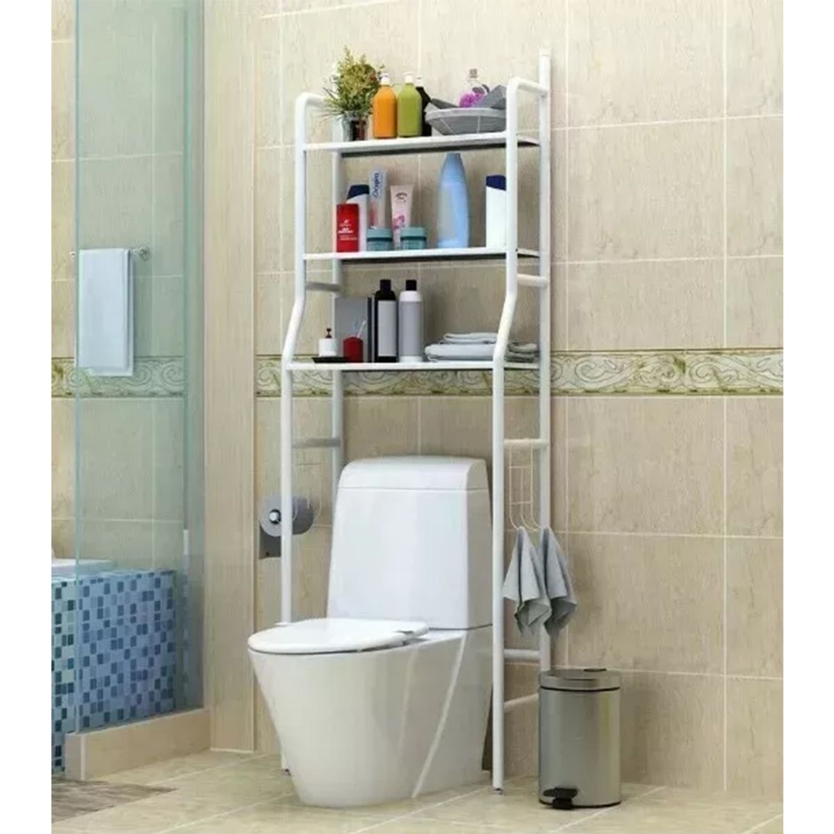 GENERICO - Portatil Estante Mueble Organizador De Baño 3 Niveles Repisa