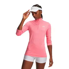 UNDER ARMOUR - Poleron UA Tech Twist Rosado Mujer