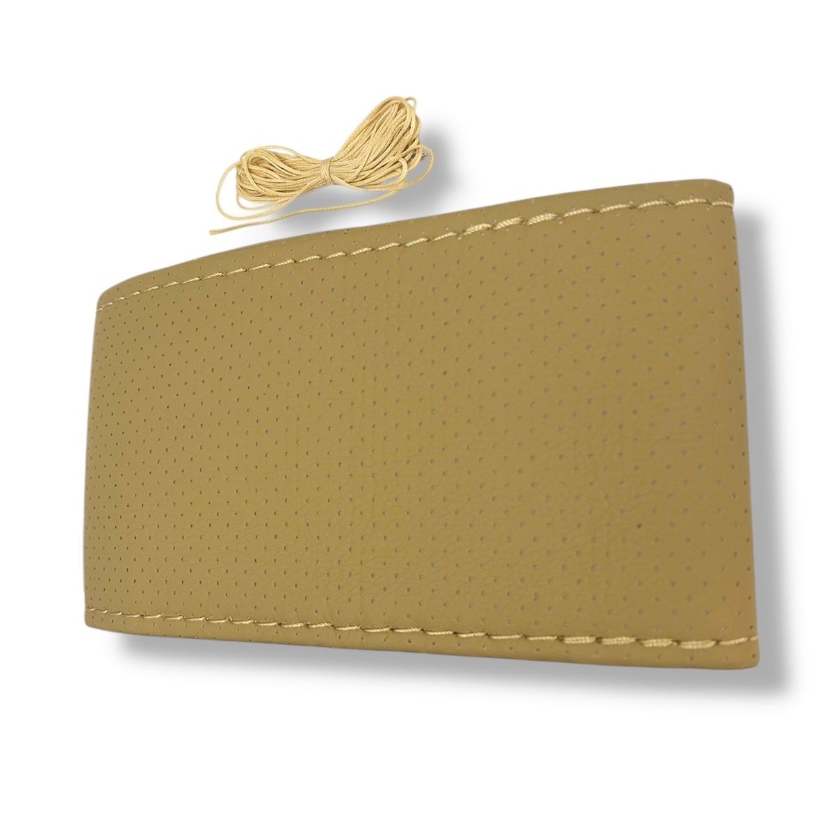 GENERICO - Funda Cubre Volante Cosido Antirresbalante 37-38CM Beige