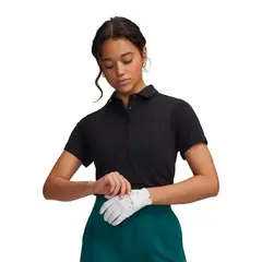 UNDER ARMOUR - Polera MC UA Drive Polo Negro Mujer