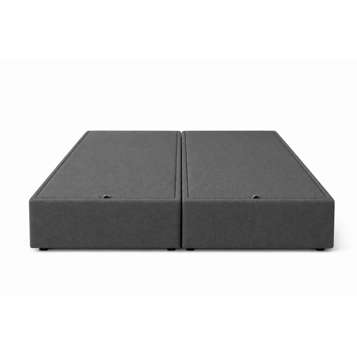 GENERICO - Base Baul 2 Plazas Onyx Con Sistema Hidráulico Color Gris Grafito En Lino