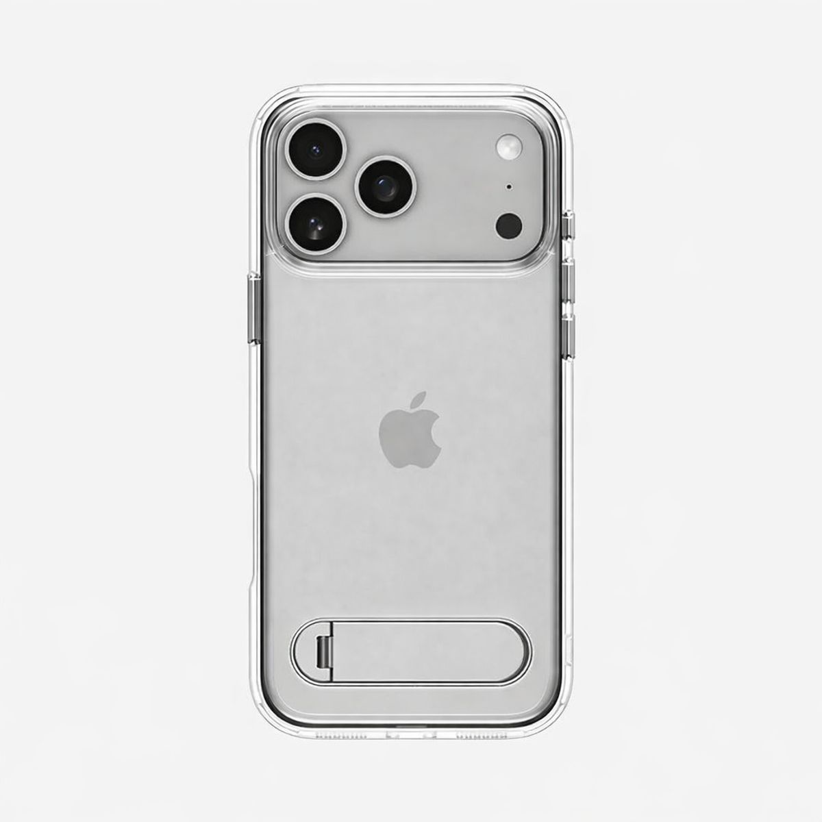 SPIGEN - Carcasa Para Iphone 17 Pro - Marca Spigen, Modelo Ultra Hybrid - Clear White con Kickstand