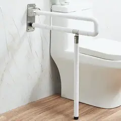 GENERICO - Barra De Apoyo Abatible 60cm Baño Discapacitados Adulto mayor