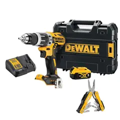 DEWALT - Taladro Percutor 20V Bat/5AhDCD796P1+MultiHerramienta Gratis