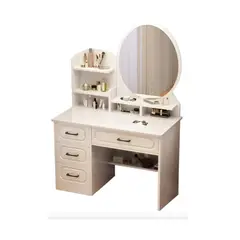 GENERICO - Tocador Con Espejo Luz 80x40x137cm Color Blanco Cod-3138