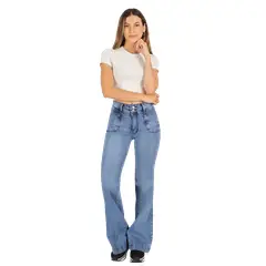 DIVINO JEANS - Jeans Dua II Celeste