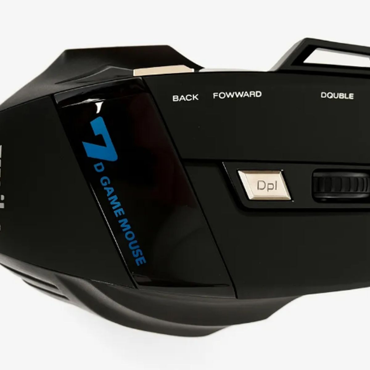 GENERICO - Mouse gamer de juego Weibo X7 3200 dpi negro Ergonomico Alta Presicion Para Notebook Luz LED RGB